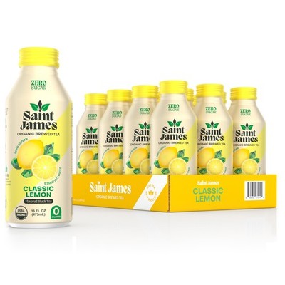 Saint James Iced Tea - Organic Black Tea - Non-GMO, Gluten Free, Zero Calorie...