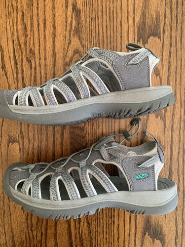 New Women's Keen Hiking Sandals Size 11 Gray Whisper 1022814 Outdoor Shoes - Picture 5 of 17