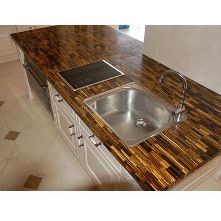 36x22 Tiger Eye Stone Kitchen Countertop Slab for Halloween Decor