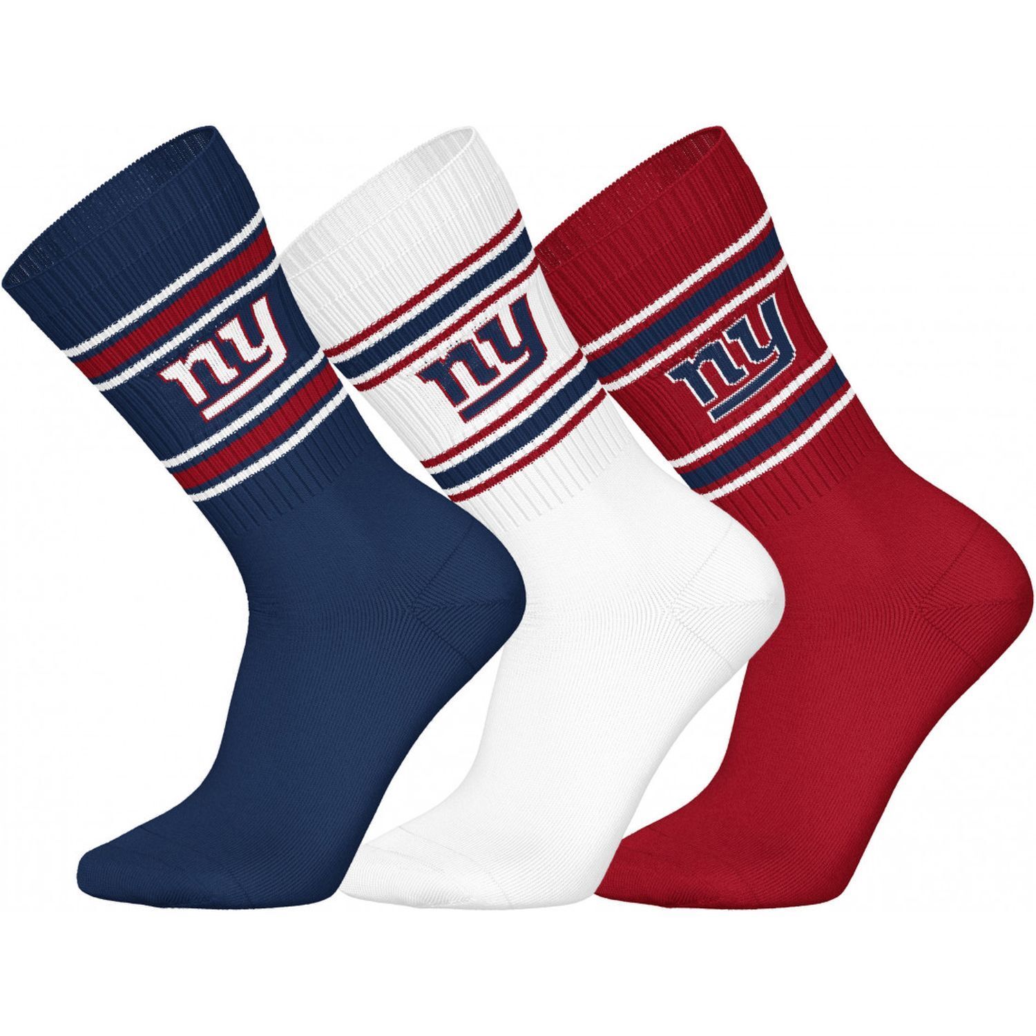 Мужские носки NFL Crew Socken - New York Giants 3er Pack