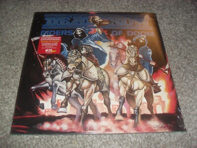 DEATHROW -RIDERS OF DOOM- AWESOME RARE LIMITED EDITION 2 x LP COLOR VINYL NEW