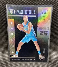 Pj Washington Jr Rookie Panini 2019-20 Illusions Basketball Black 20/49 #165 NBA