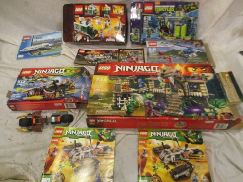 LEGO Empty Boxes - Instructions Nanjago City Super Hero Jurassic Mutant LOOK