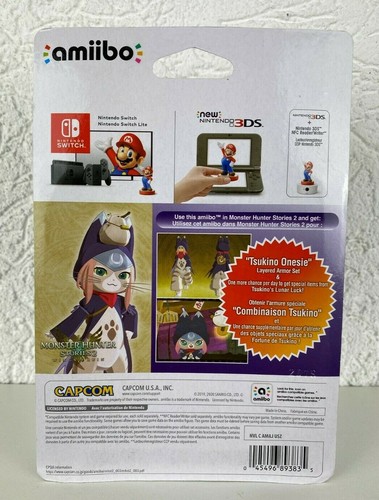 Tsukino Amiibo Figur - Monster Hunter Stories 2 Nintendo Switch Neu OVP rare - Bild 2 von 2