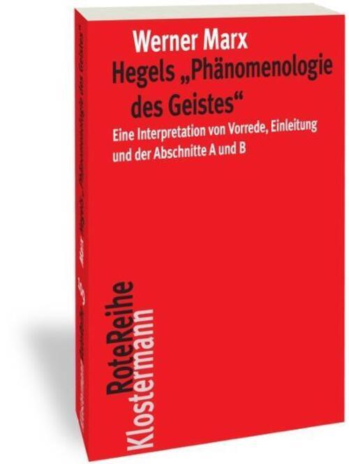 Thumbnail - Hegels Phänomenologie Des Geistes | Werner Marx | Taschenbuch | 183 S.
