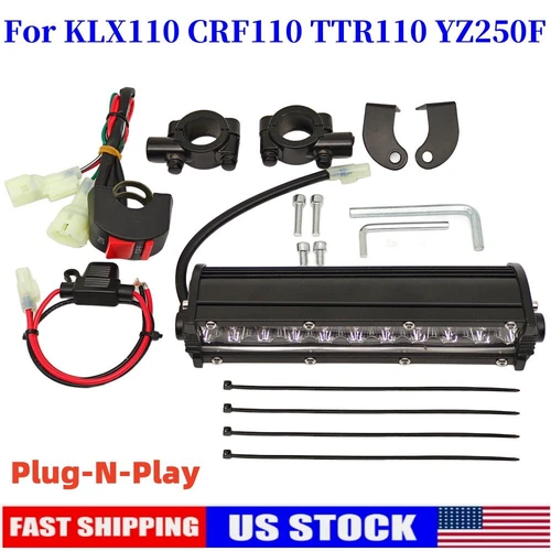 Led Headlight Light Bar Lighting Kit For Yamaha YZ65 YZ85 YZ125 YZ250 YZ450/400