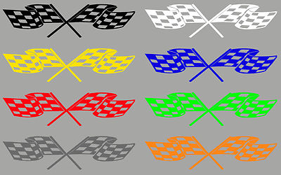 Aufkleber Sticker Zielflagge Race Flag Racing Rennen Motorsport Auto Motorrad