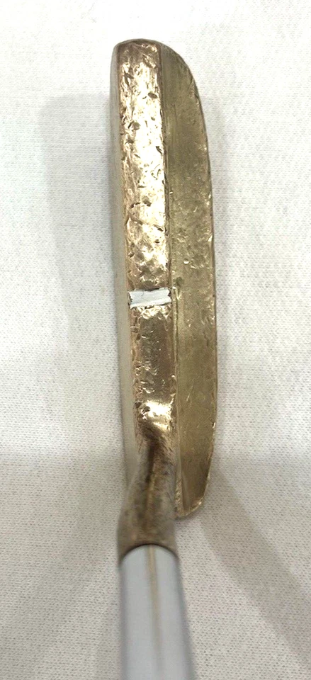 Vintage! Spalding Executive 1, Brass Blade Putter, Steel Stiff Shaft, RH 35" - Image 4 of 4