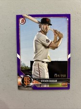 2018 Bowman Prospects Purple Steven Duggar #BP149 San Francisco Giants #/250