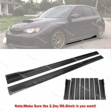 For Subaru Impreza Wrx Sti 2008-2014 Carbon Fiber Car Side Skirt Extension Lip