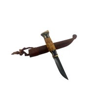 Wood Jewel "Finland Lion Knife" WJ-LION9
