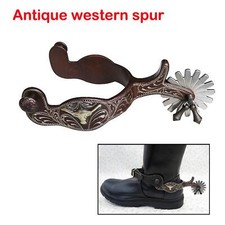 Speroni Da Cowboy Frdhee - Acciaio Inox, Stile Western, Per Equitazione (2 Pezzi) - Foto 3
