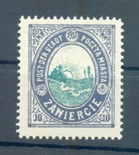 Polen ZAWIERCIE 1III LUXUS** MNH POSTFRISCH 180EUR (73077