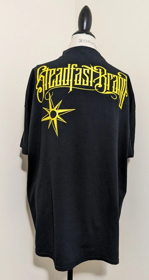 Steadfast Brand collab with Jason Kelly Fear No One front &back graphic  - Image 3 of 3