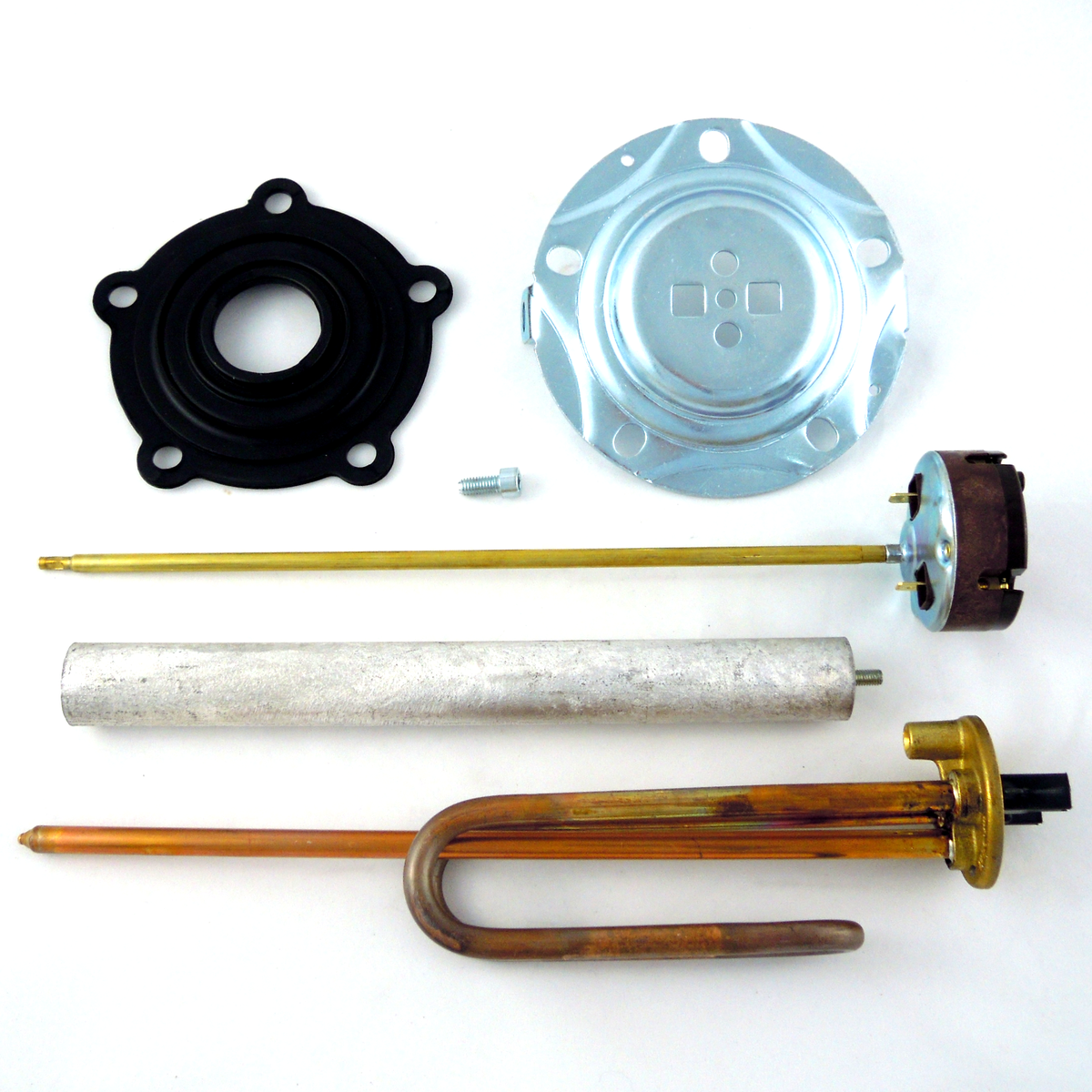 Kit Resistenza Elettrica Per Scaldabagno – Monoblocco Filettato 1¼” Con Anodo Di Magnesio E Guarnizione – Potenza 1500 W – GOLDMAN SERVICE