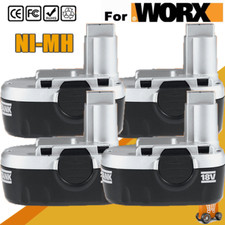 4.8AH For Worx 18V WA3152 Battery WA3127 WG150 WG152 WG153 WG250 Cordless Tools