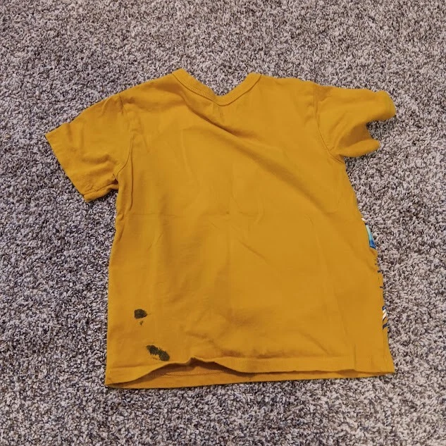 Camiseta Dinosaurio Niños XS 4 The Children's Place Naranja Manga Corta Foto 4 de 4