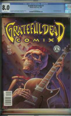 GRATEFUL DEAD COMIX #1 CGC 8.0 WHITE PAGES ID: 21107 | eBay