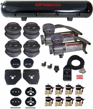 Air Ride Suspension Kit 3/8" Valves 2600 Bags 7-Switch Fits 1963-72 C10/C20/C30