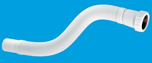 McAlpine Flexible Connector Pipe Compression to Plain Tail 1.5'' FLEXCON2, White - Image 3