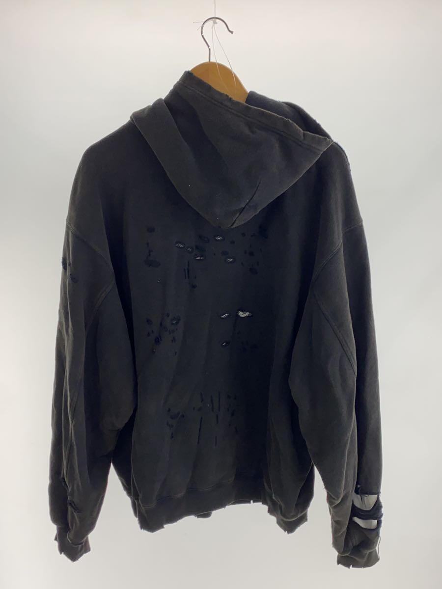 BALENCIAGA Caps Destroyed Hoodie cotton black XXS Used | eBay BALENCIAGA Caps Destroyed Hoodie cotton black XXS Used | eBay