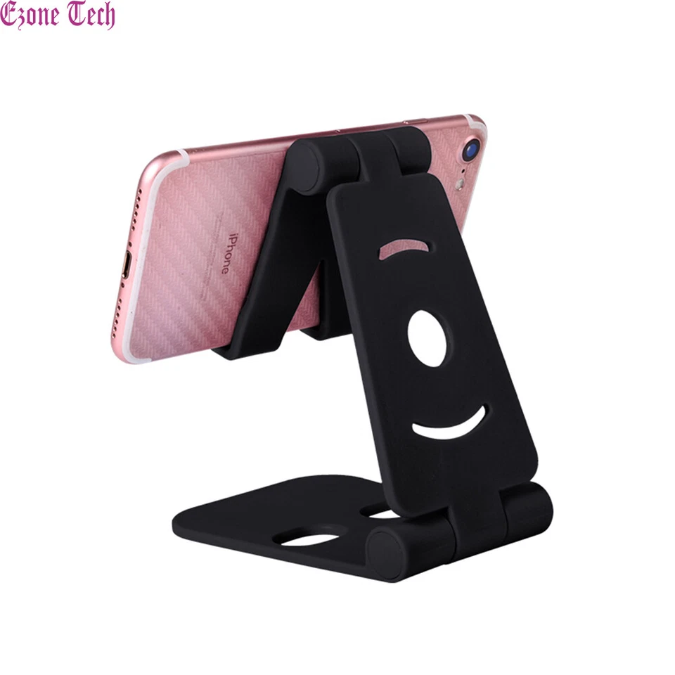 Universal Cell Phone Tablet Desk Stand Holder Mount Cradle Adjustable Foldable - Image 2 of 4