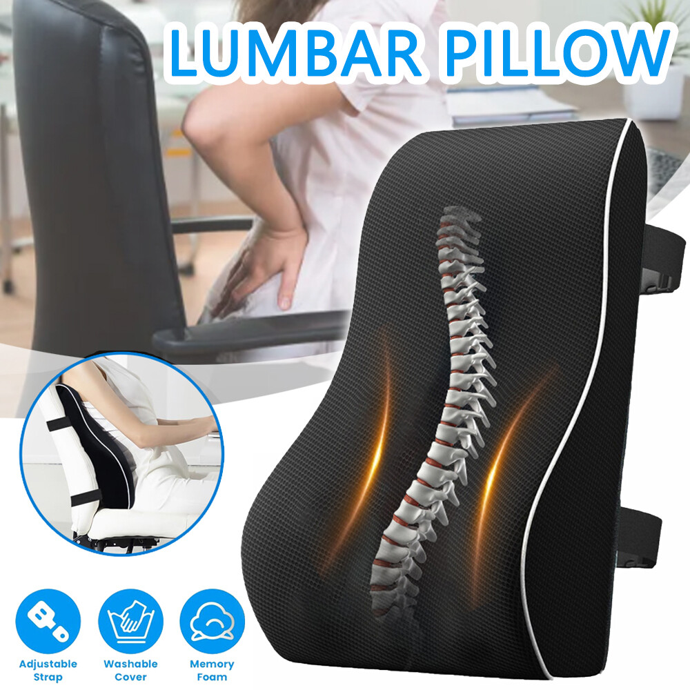 Zuhause Rückenkissen, Memory Foam Lendenkissen Orthopädisch für Bürostuhl & Auto