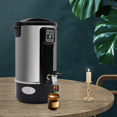8L Edelstahl Elektrischer Wachsschmelzer für die Kerzenherstellung Aromatherapie
