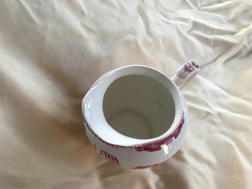 Vintage Creamer Red Willow Transferware Japan - Picture 5 of 12
