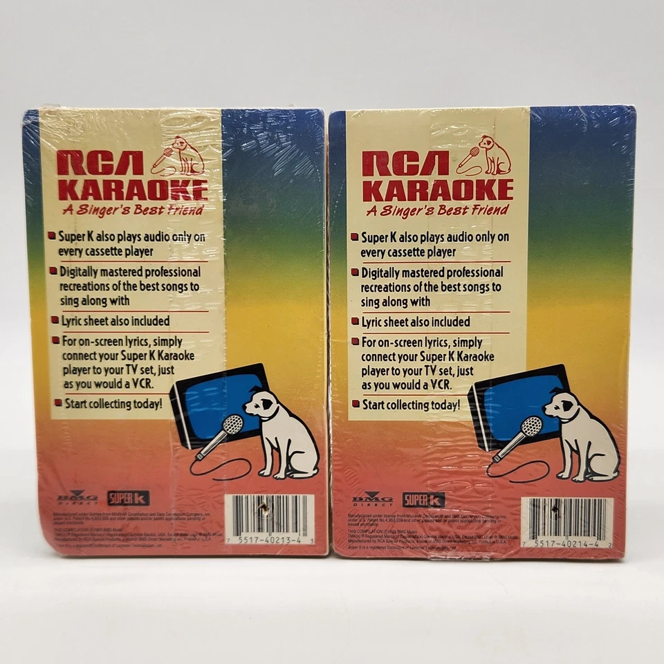 RCA Karaoke Italian Wedding Song Vol. 1 And 2 Lyrics-On-Screen Cassette Tape - Image 2 of 4