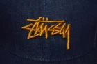 Casquette en denim snapback coupe originale Stussy X New Era MEILLEUR PRIX pas suprême année 2000