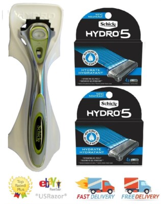 8 Schick Hydro 5 Razor Blades Refill Cartridges Hydro5 Sensitive Shaver Handle 4