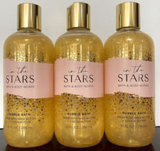 Bath  Body Works LOT OF 3 IN THE STARS Shimmering Bubble Bath NEW