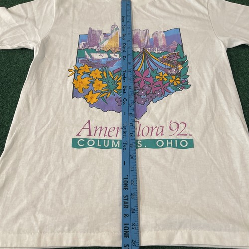Vintage AmeriFlora 1992 Dandelions Single Stitch Made in USA T-shirt Size M - Picture 8 of 11
