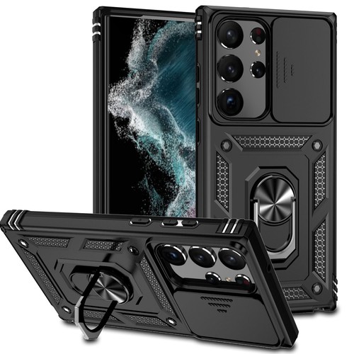 Funda con soporte de anillo ultra a prueba de golpes para Samsung S22 S23 S24 FE S25 - Imagen 62 de 77