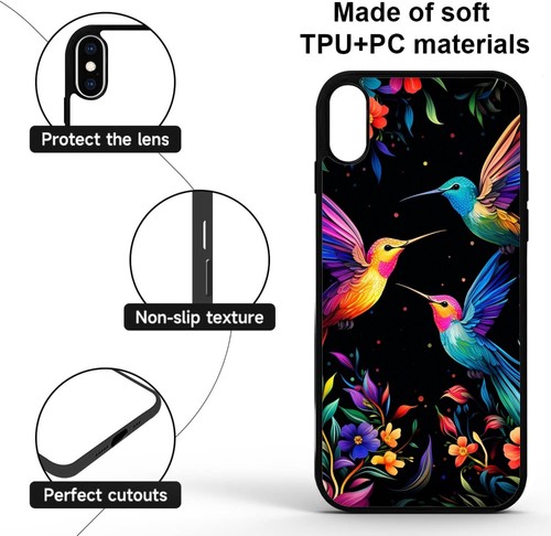 For Samsung A15 A16 S23 S24 S25 Ultra FE jungle flowers hummingbird Funny Covers - 第 14/25 張圖片