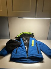 Gerry Kids Puffer 2 Jackets Reflective Trim Water Wind Resistance Fleece Sz 5