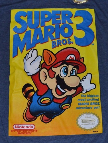 super mario brothers 3 nintendo mario bros officially licensed t