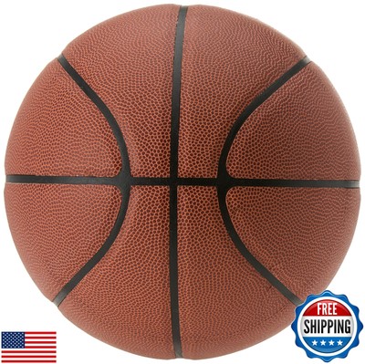 Amazon Basics PU Composite Basketball, Official, 29.5'', Brown