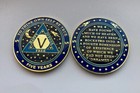 Rocketship sobriety tokens. 5 year. Triplate tokens. Also have other years?