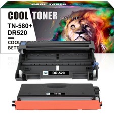 1 x TN580 Toner DR520 Drum For Brother HL-5240 HL-5250DN HL-5250DNT HL-5280DW