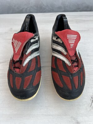 Adidas Predator Precision FG Red Black Football Soccer Cleats US6