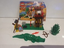 LEGO;   Crocodile Cage 6246 - komplett incl. Figuren, Zubehör und Bauanleitung