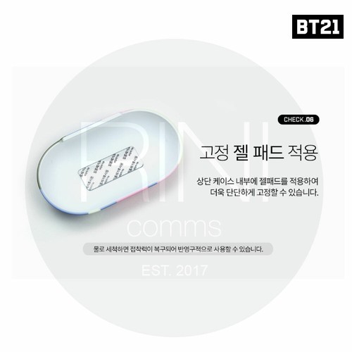 BTS BT21 Official Authentic Goods Buds Case By Royche + Tracking Num - Imagen 7 de 8