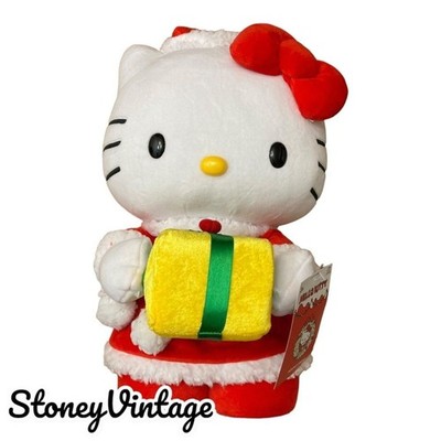 Sanrio Hello Kitty CHRISTMAS GREETER 20  Miss Santa Suit with Gift Present