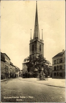 Ak Kahla in Thüringen, Kirche - 10791590