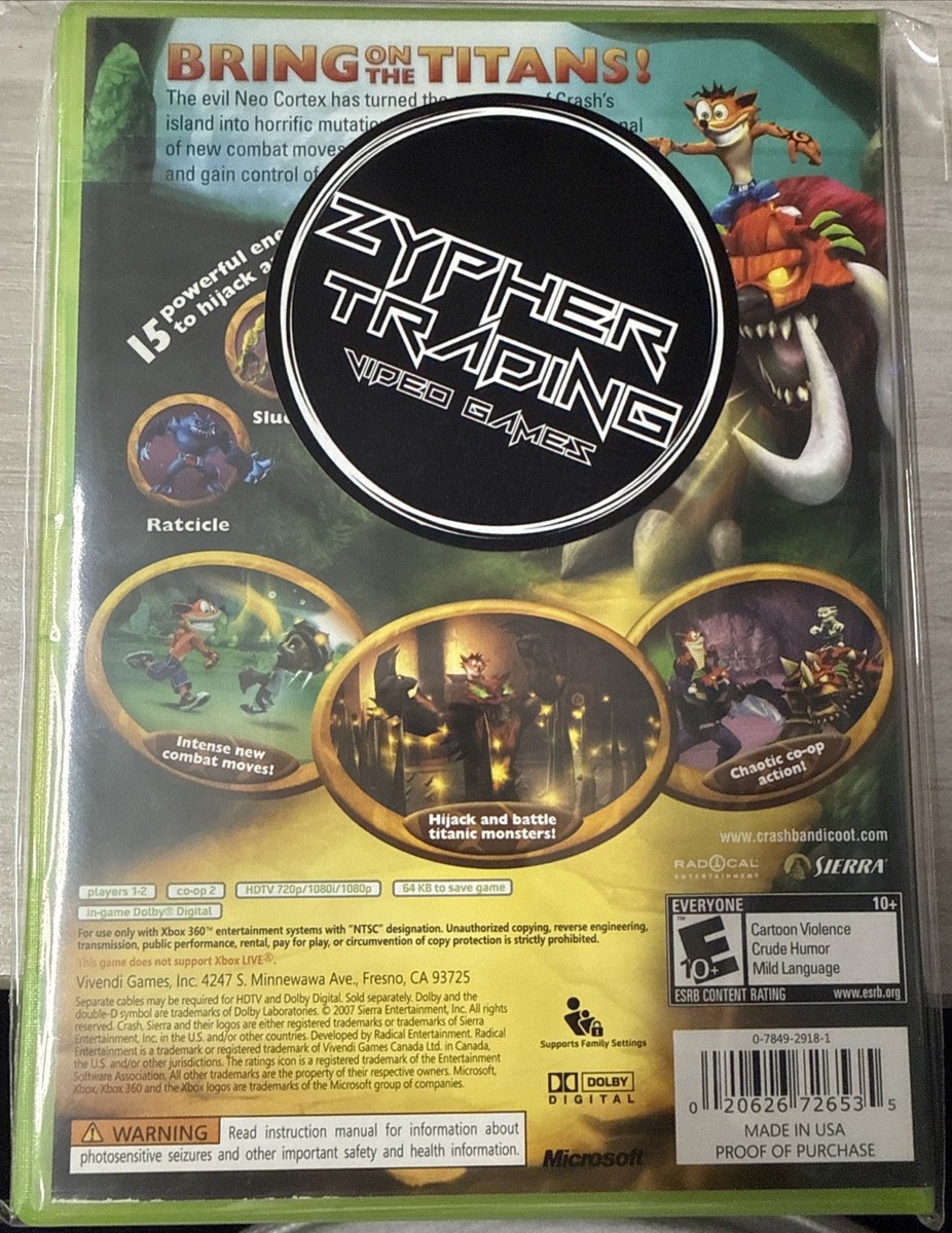 Crash of the Titans (Microsoft Xbox 360, 2007) for sale online | eBay