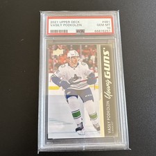 2021-22 Upper Deck Young Guns Vasily Podkolzin PSA 10 #481 Vancouver Canucks