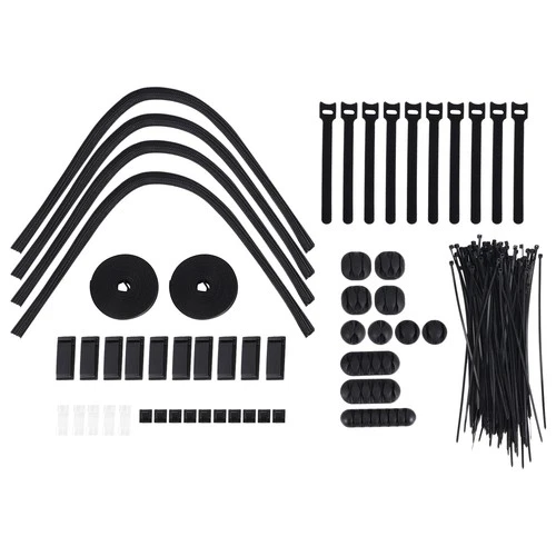 152-Teiliges Kabelmanagement-Kabel-Organizer-Kit, Inklusive Selbstklebender8979