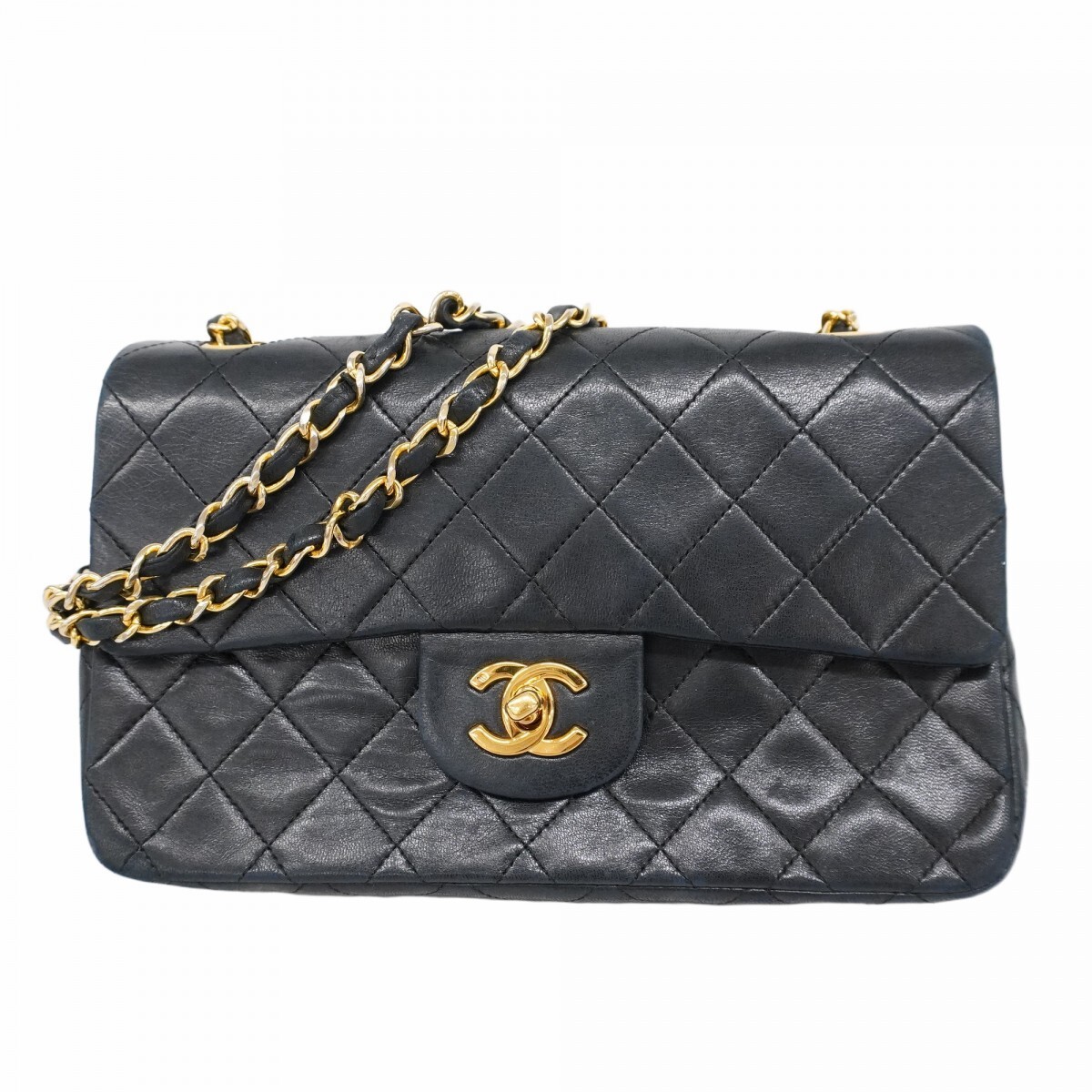 Chanel Matelasse Lambskin Shoulder Bag with W Chain 198082